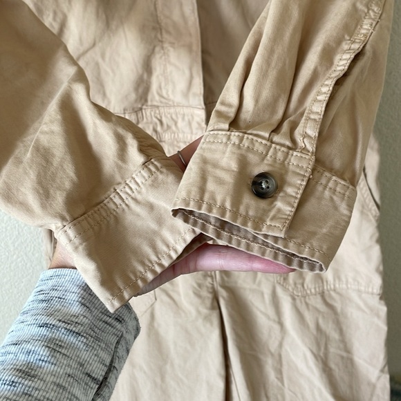 J. Crew Foundry Chino Coveralls Jumpsuit W’s 2 Khaki AW339 Minimalist Utility - Picture 6 of 16